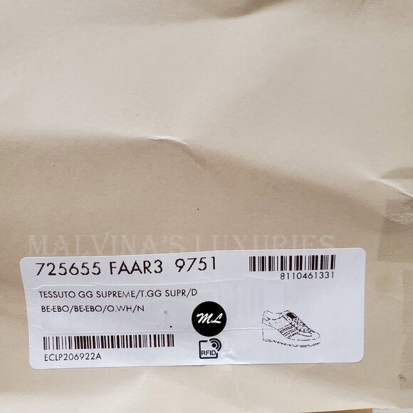 GUCCI SNEAKERS ADIDAS X GAZELLE GG LOGO SUPREME WEDGE SHOES w TREFOIL sz 41 11 - Picture 15 of 16